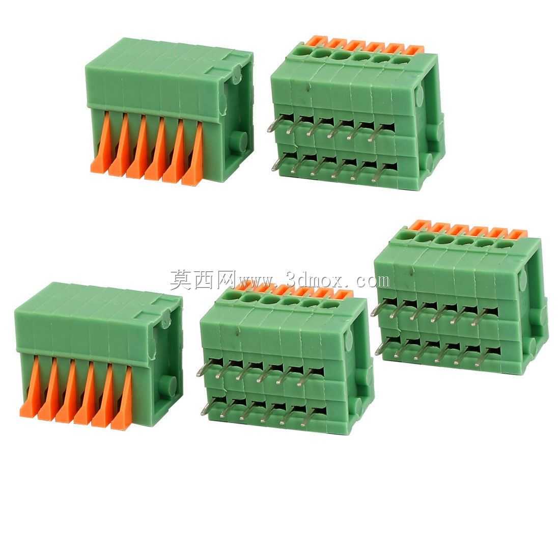 PCB弹簧接线板DG 141R(KF141R)-2.54
