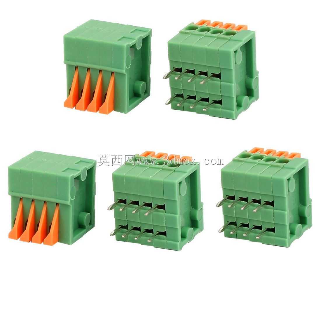 PCB弹簧接线板DG 141R(KF141R)-2.54