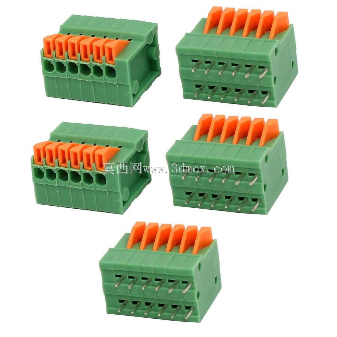 PCB弹簧接线板DG 141V(KF141V)-2.54