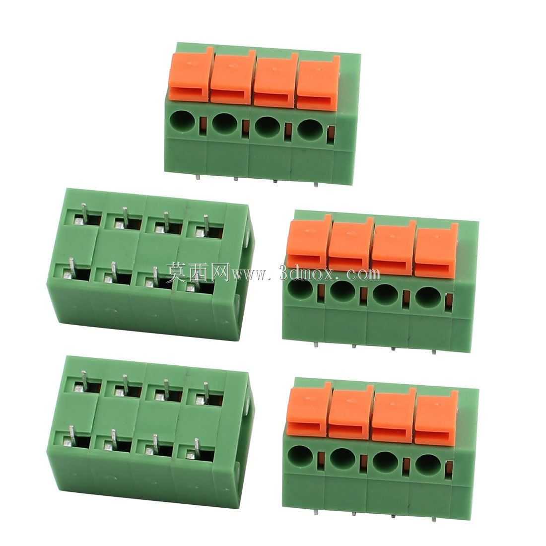 PCB弹簧接线板DG 142R(KF 142R)-5.08