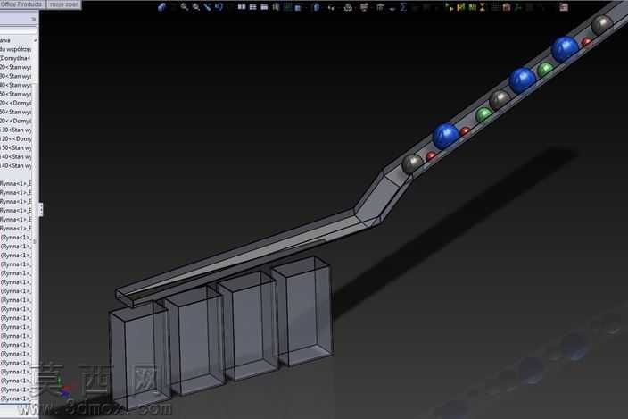 SolidWorks-球分离器,分类器-运动研究