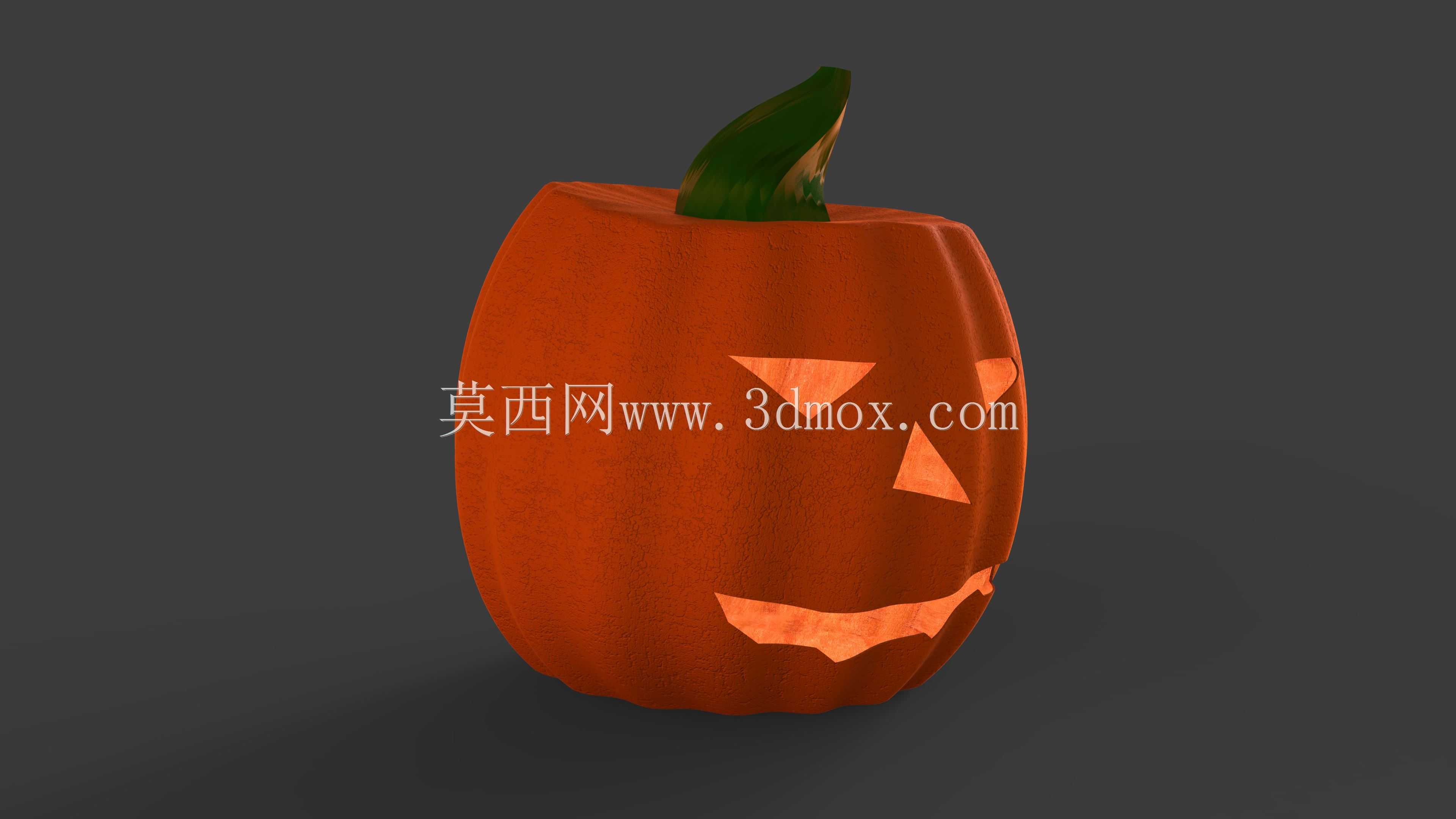 万圣节南瓜-模型和教程