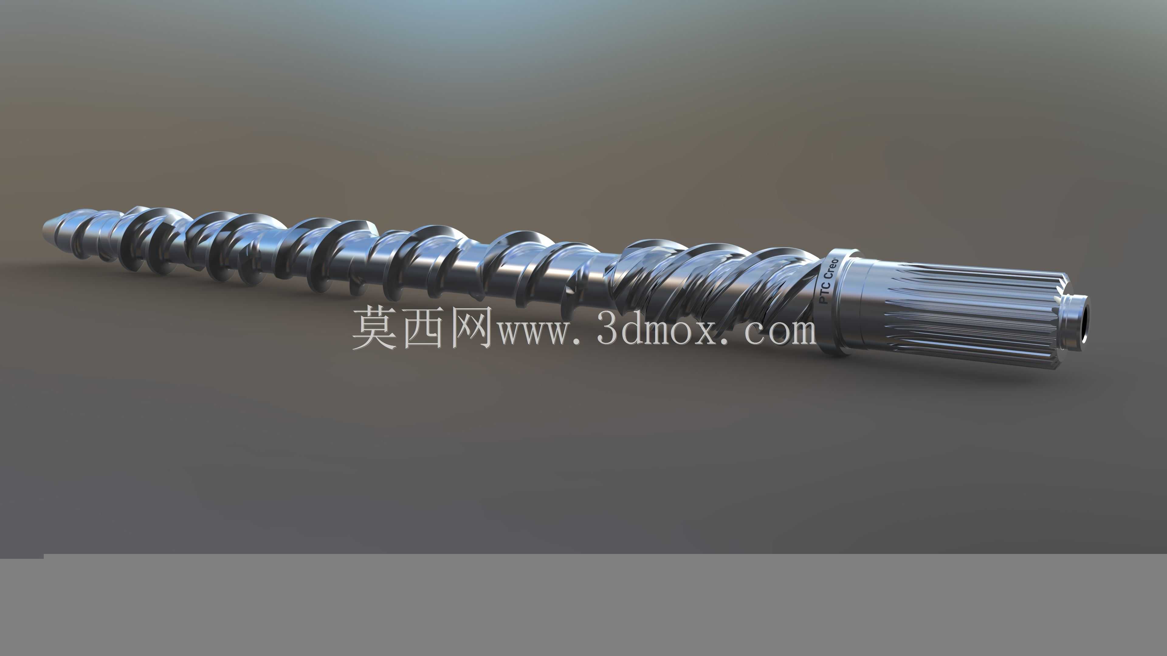 轴或螺旋槽特征
