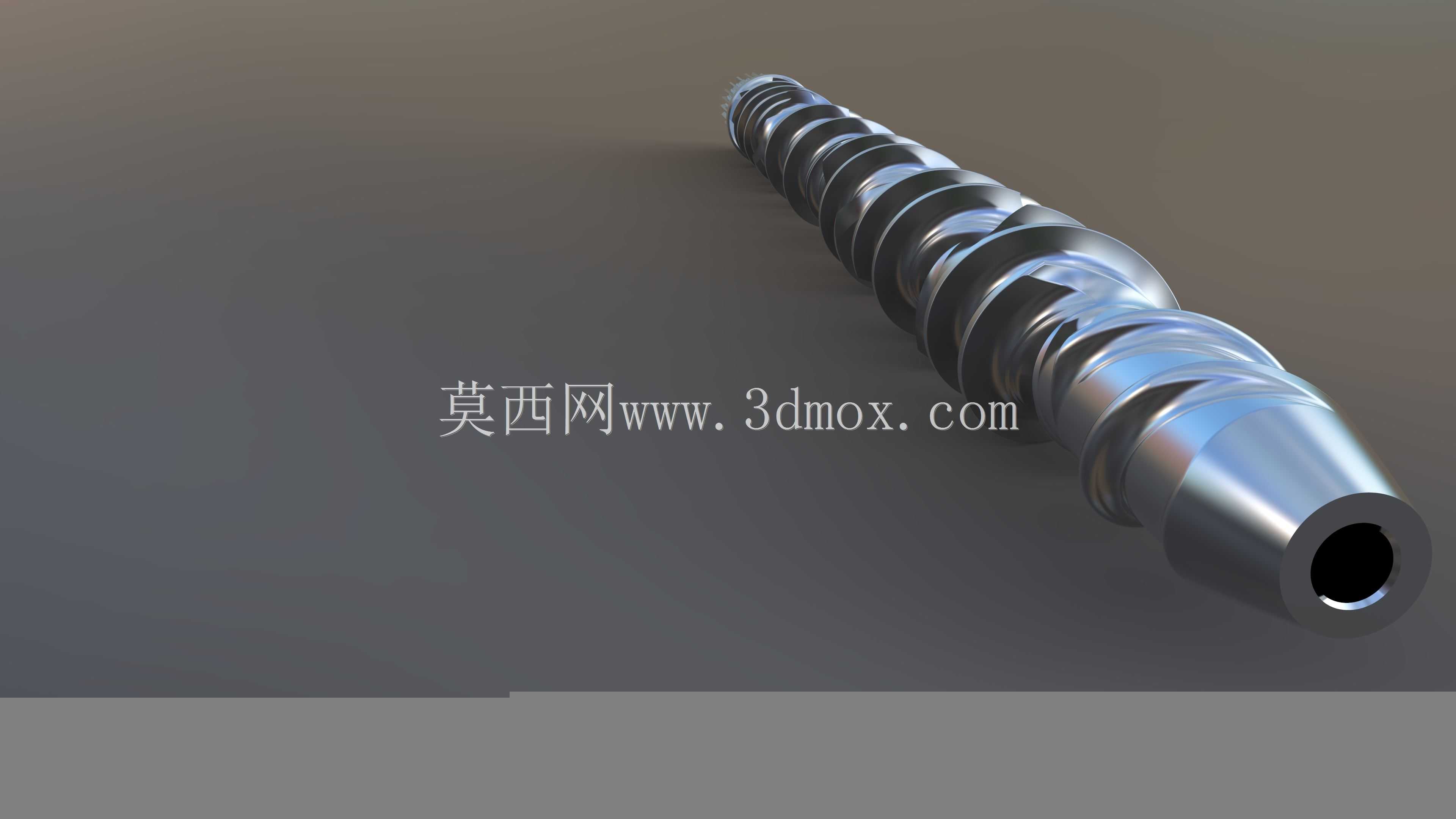 轴或螺旋槽特征