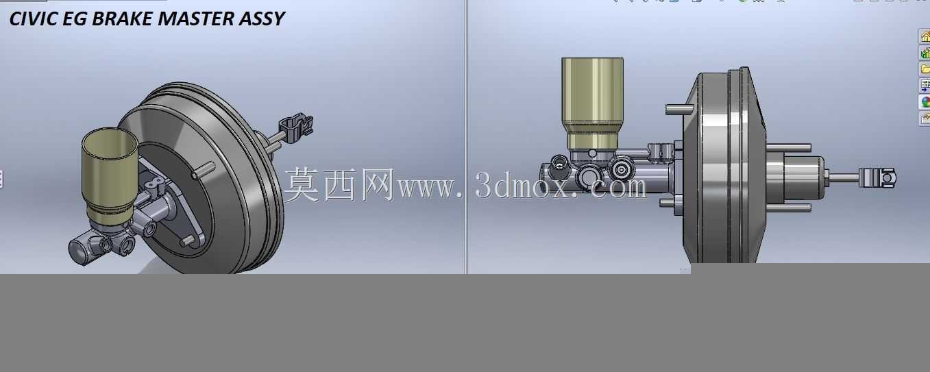 1000 HP Turbo 92-95拖动civic hatch四缸b系列发动机solidworks构建项目图片