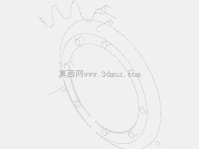 链轮,17齿,偏移0毫米
