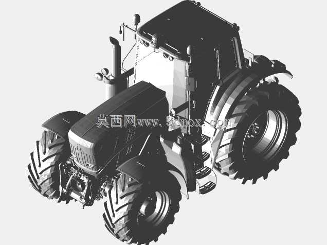 约翰迪尔6195系列拖拉机,配有SCV端口、牵引杆挂接装置,\u0026 3PT