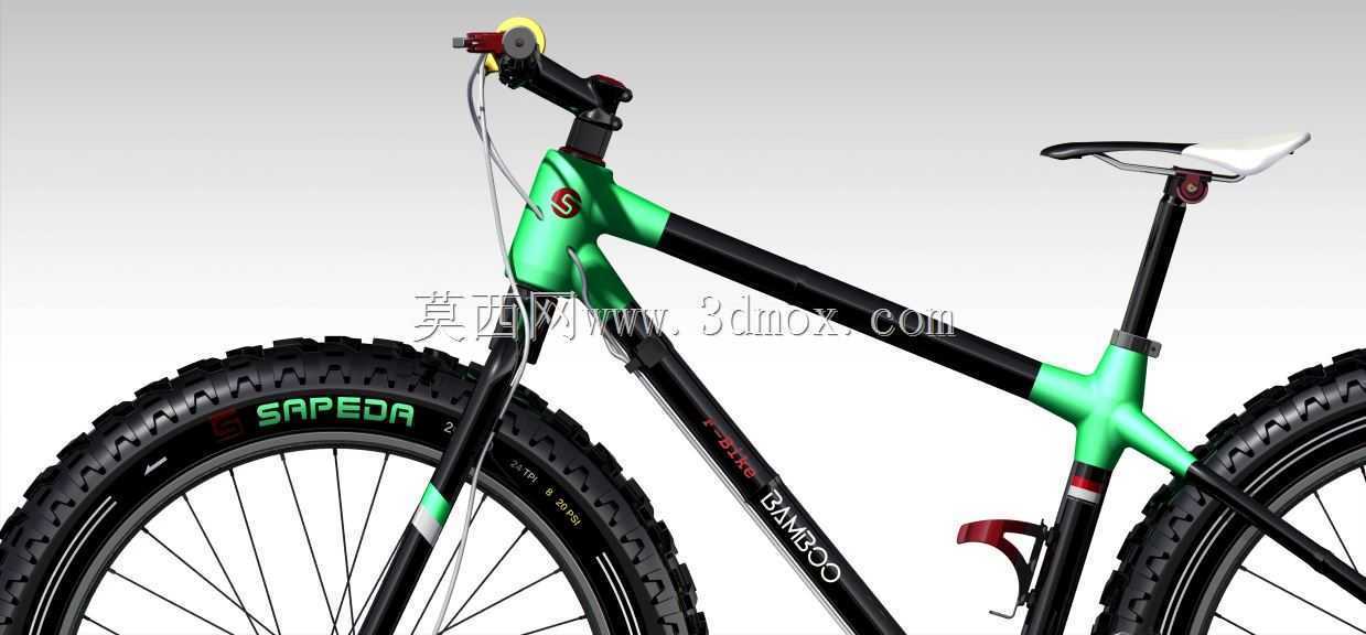 萨皮达定制竹脂自行车