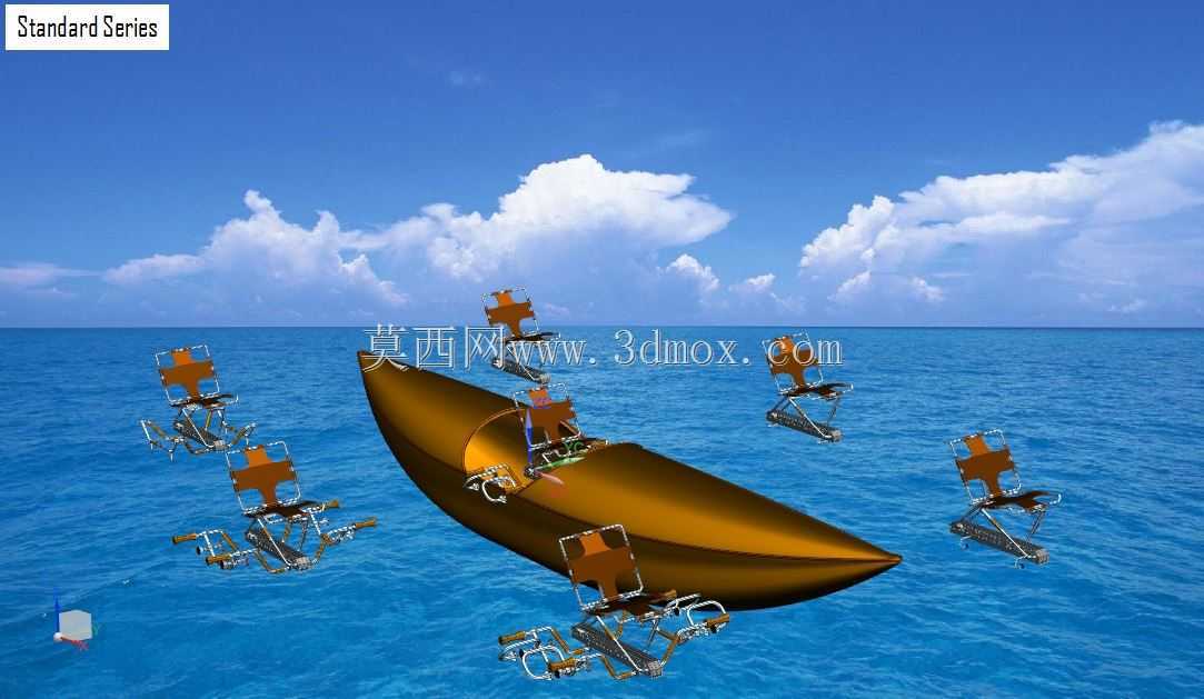 塔河户外皮艇座椅概念