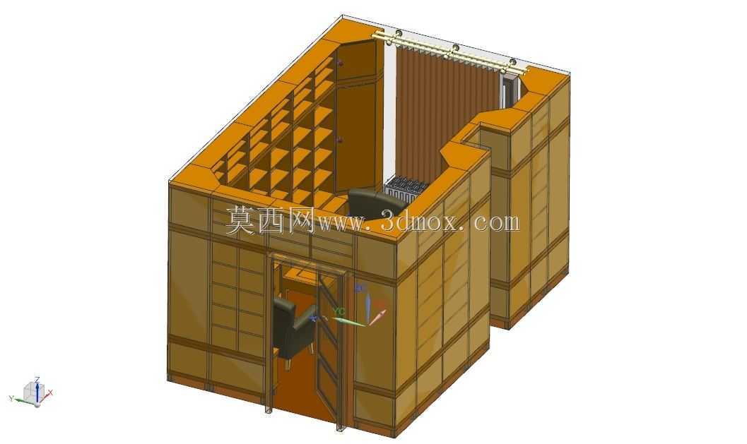 库-4个版本,4.5 x 3.0(m)