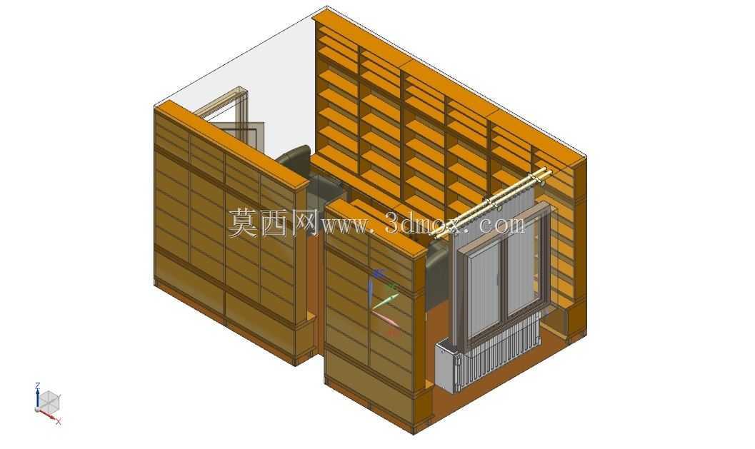 库-4个版本,4.5 x 3.0(m)