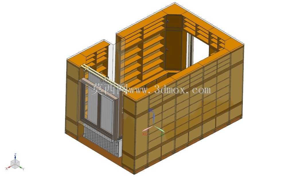库-4个版本,4.5 x 3.0(m)