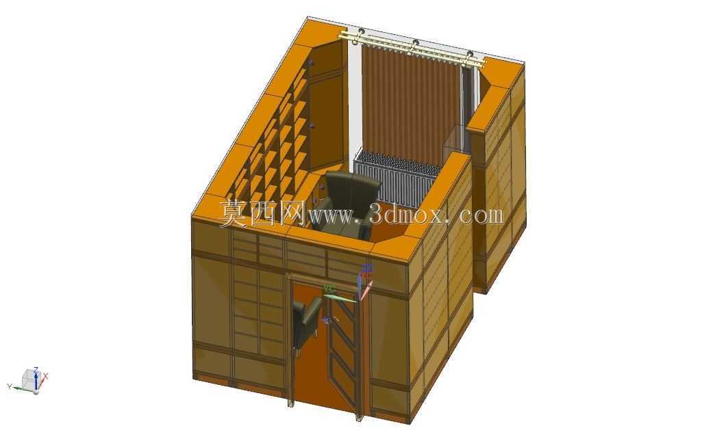 库-4个版本,4.5 x 3.0(m)