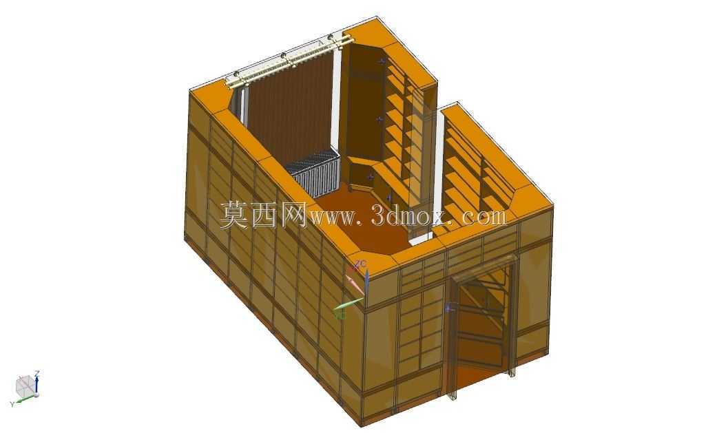 库-4个版本,4.5 x 3.0(m)