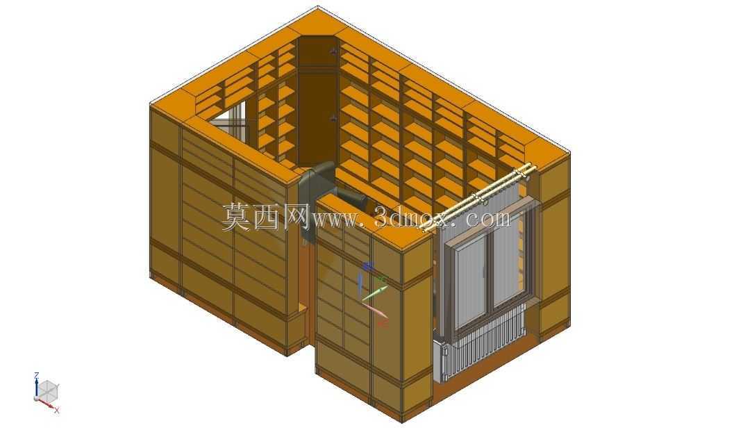 库-4个版本,4.5 x 3.0(m)
