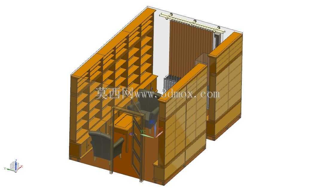 库-4个版本,4.5 x 3.0(m)