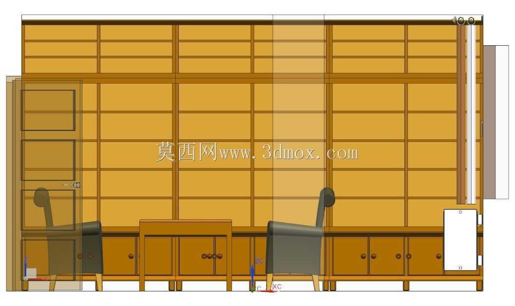 库-4个版本,4.5 x 3.0(m)