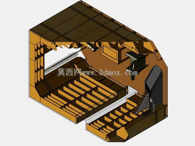 库-4个版本,4.5 x 3.0(m)
