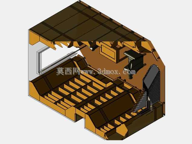 库-4个版本,4.5 x 3.0(m)