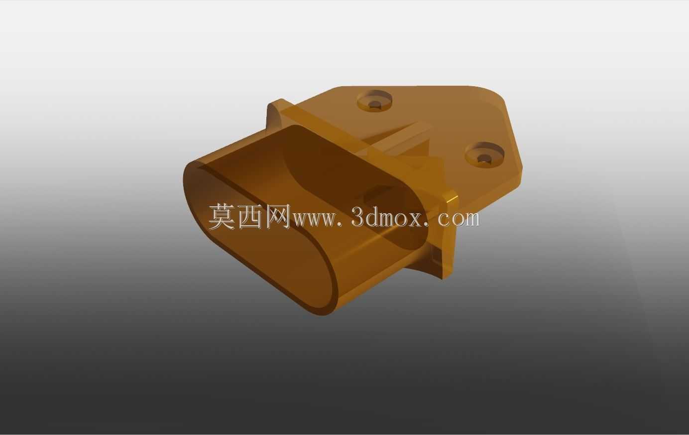 天井玻璃矩形工作台-角配件-3D打印机