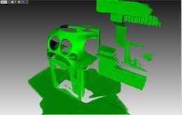 扫描3d tête de fourche 750 gsxr