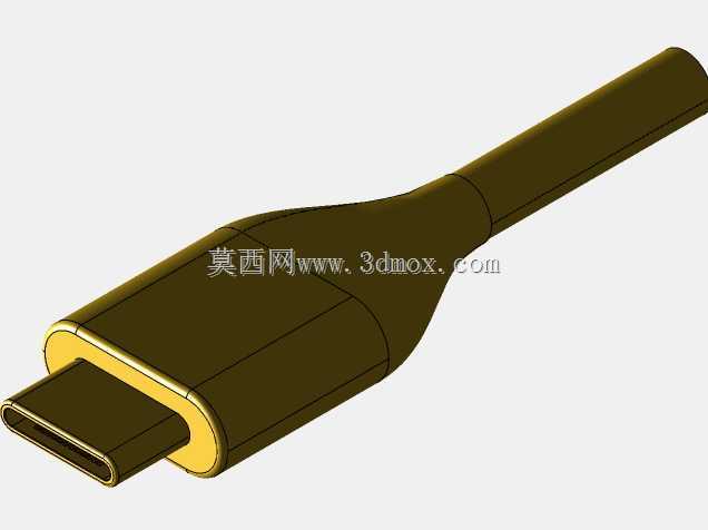 磁性插入式usb闪电电缆usb micro c型