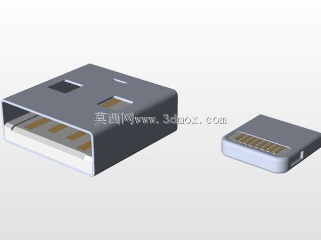 磁性插入式usb闪电电缆usb micro c型