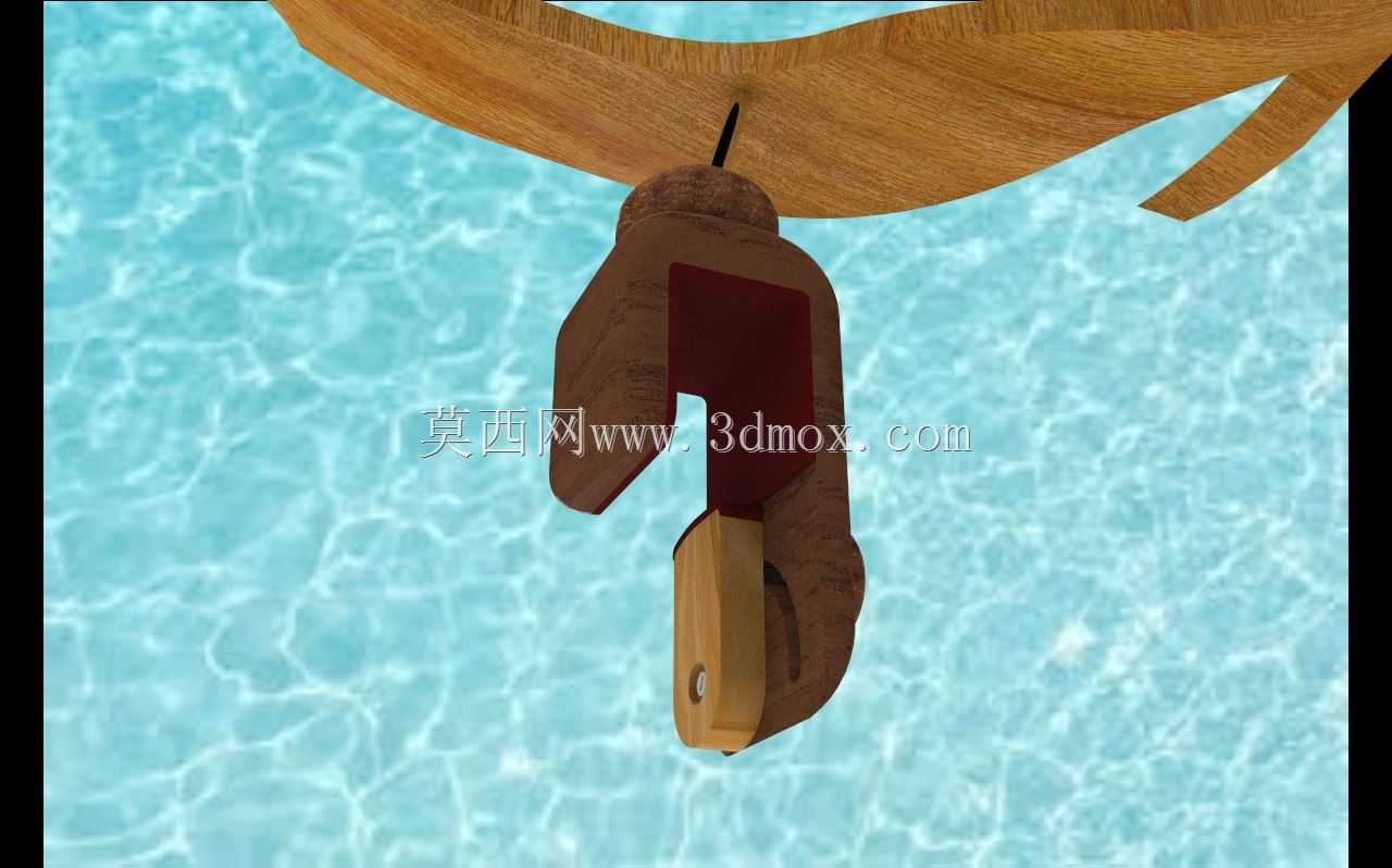 生态独木舟持杆器