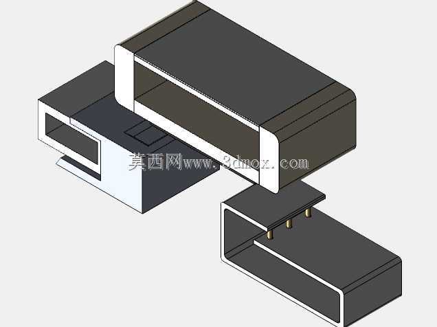 三合一木桌的设计