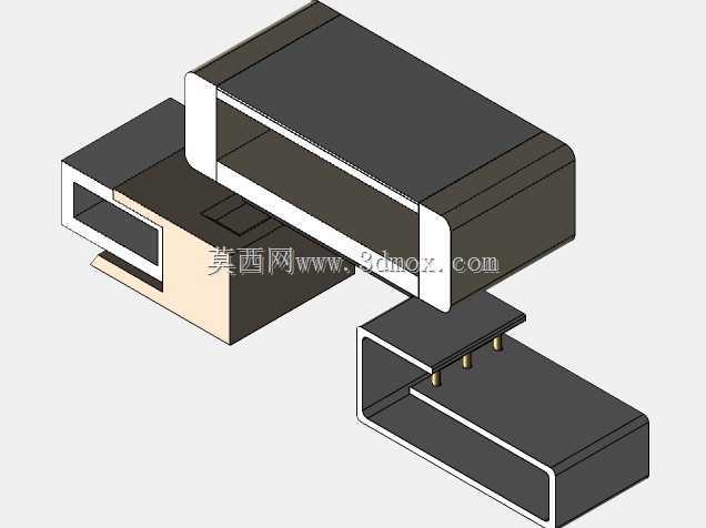 三合一木桌的设计
