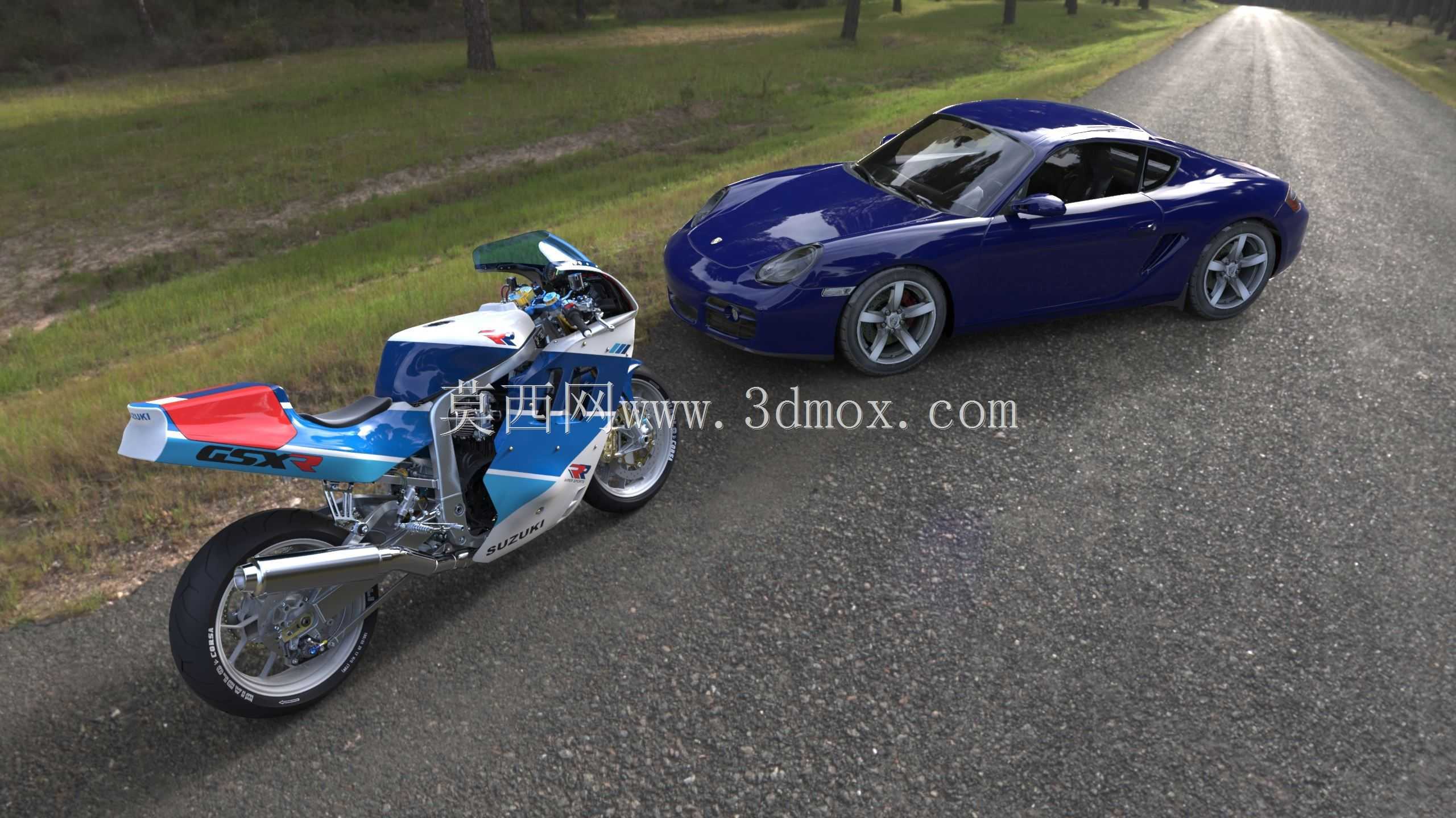 Cayman et GSXR 1100