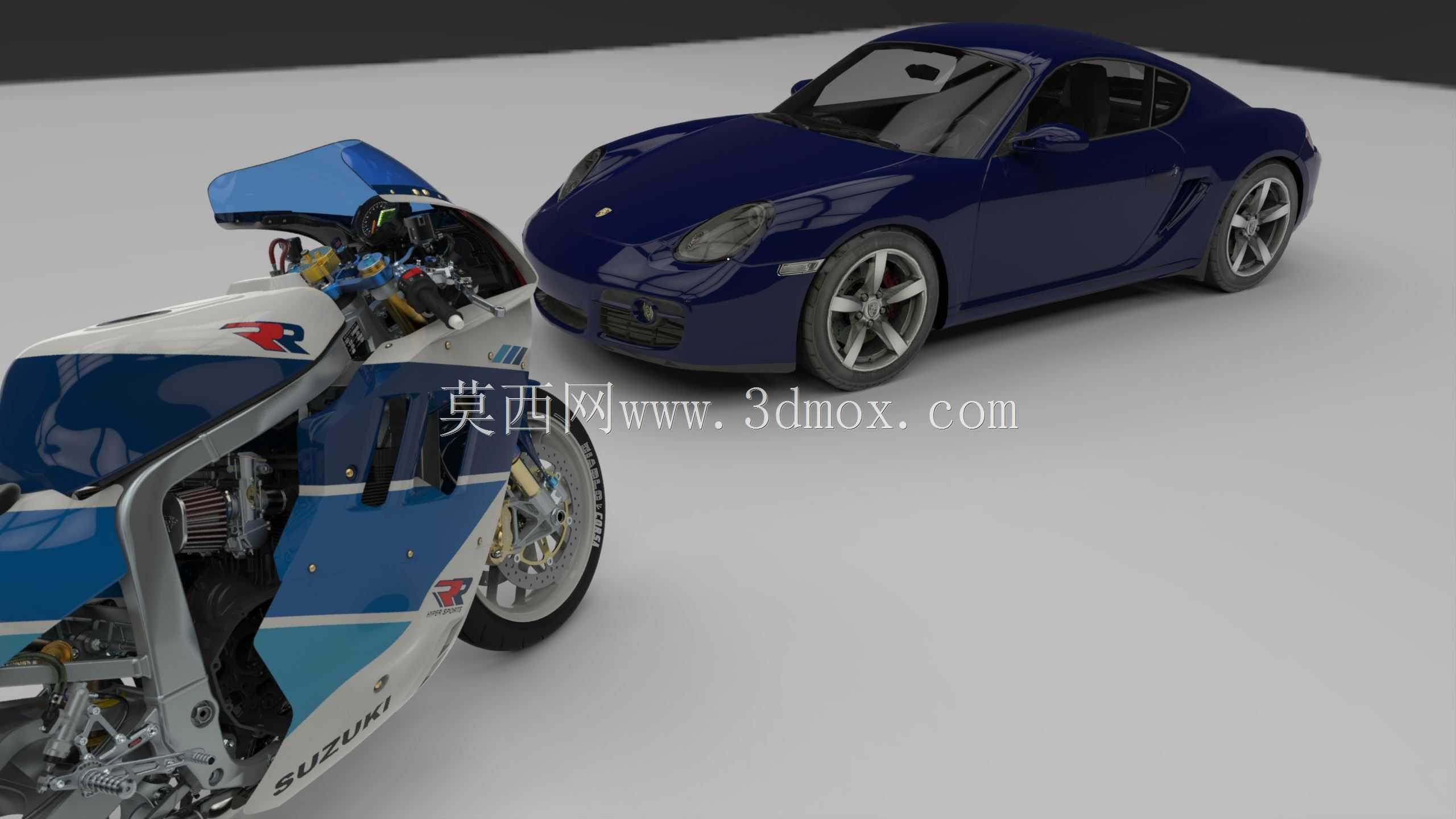Cayman et GSXR 1100