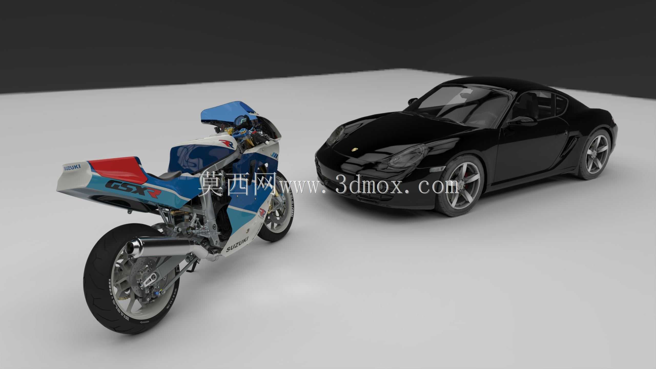 Cayman et GSXR 1100