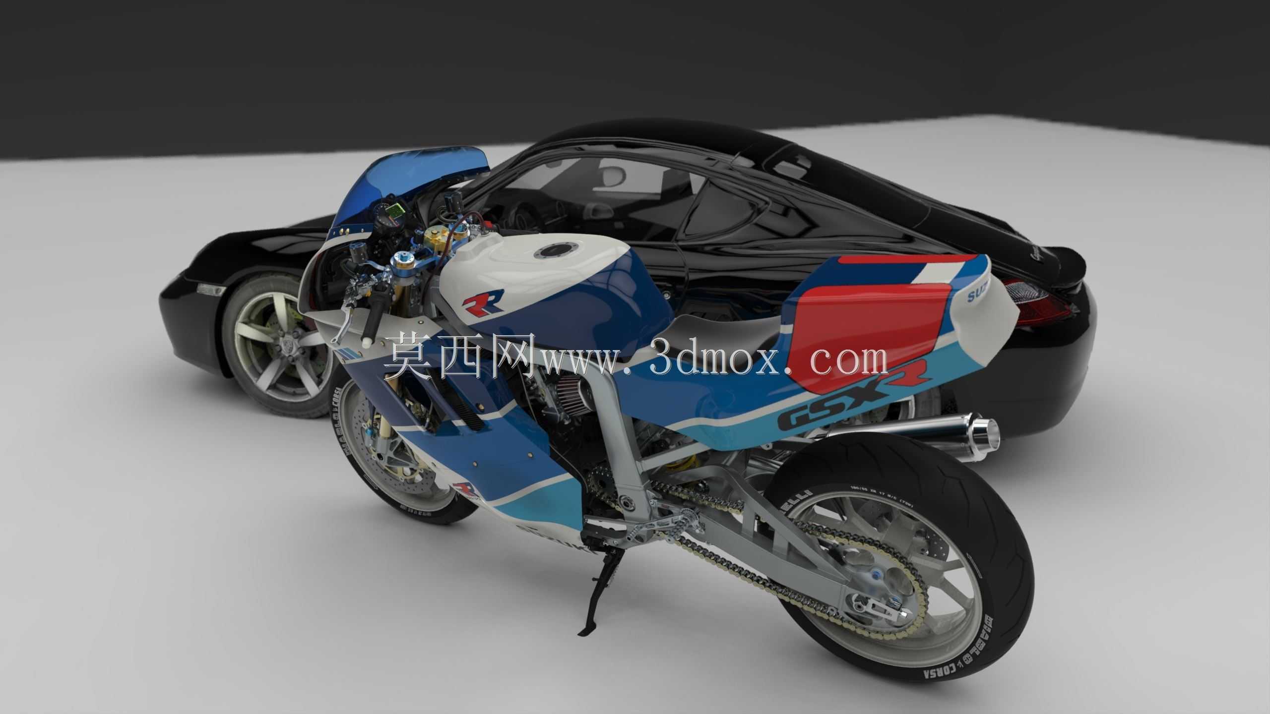 Cayman et GSXR 1100