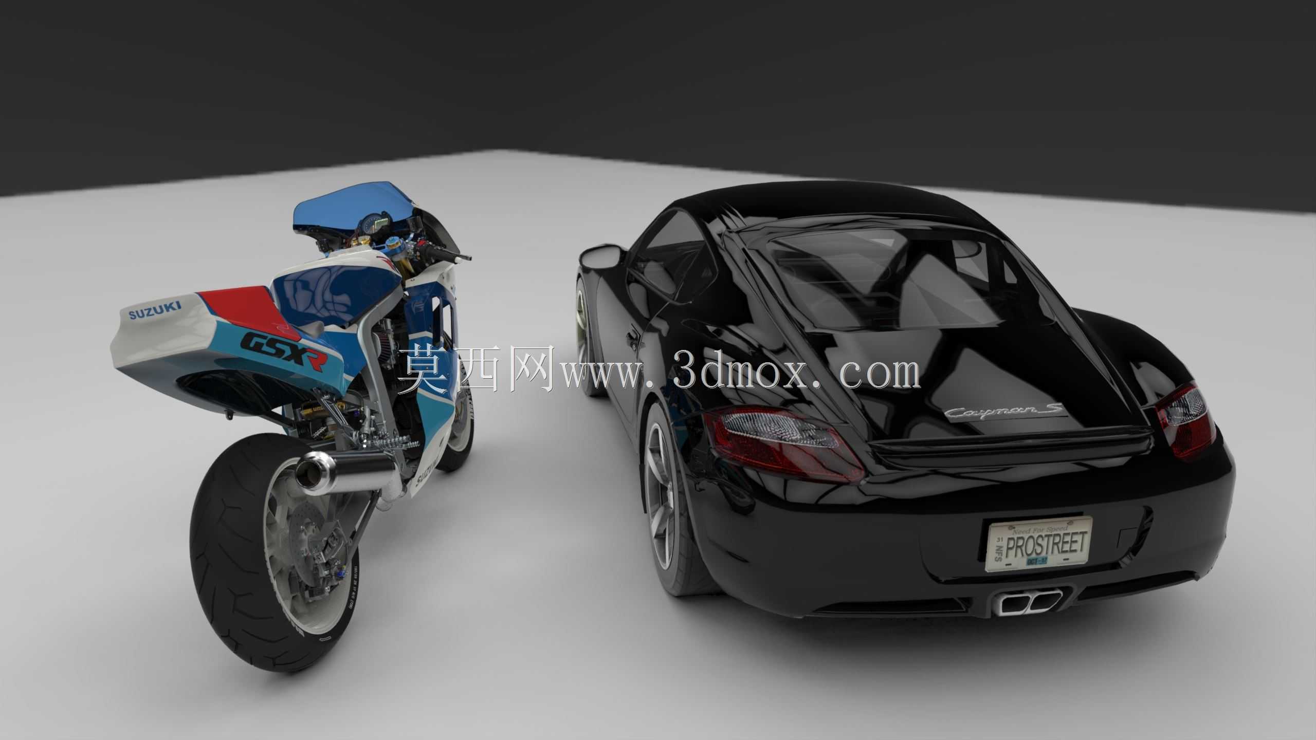 Cayman et GSXR 1100