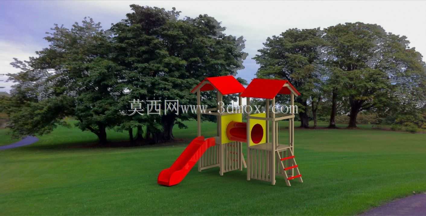 游乐场双塔