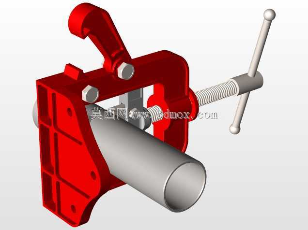 管道虎钳三维Solidworks模型。