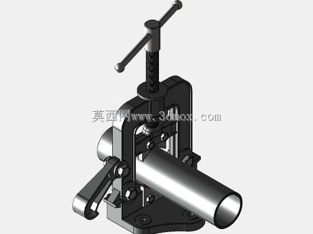 管道虎钳三维Solidworks模型。