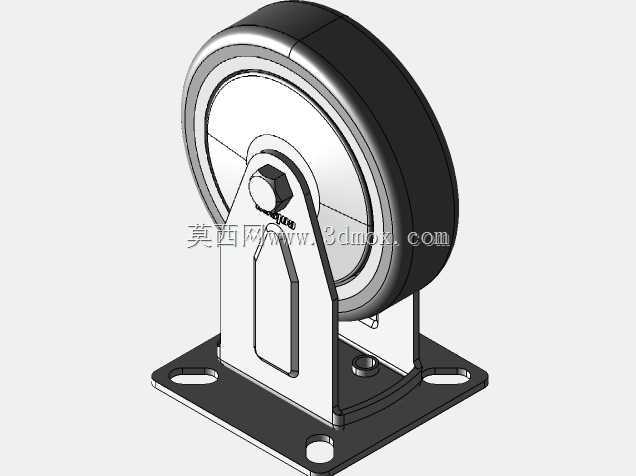 脚轮FDPE 100 MM固定拨叉机构使用