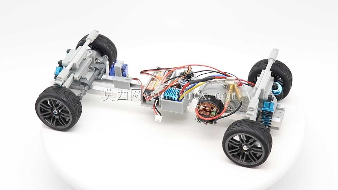 3d可打印RC底盘比例1:10