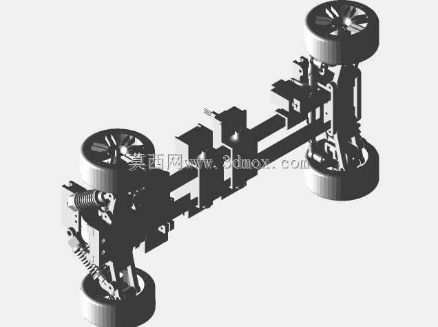 3d可打印RC底盘比例1:10