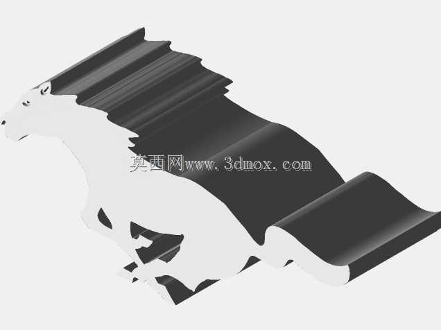 福特野马车身3d打印比例1:10