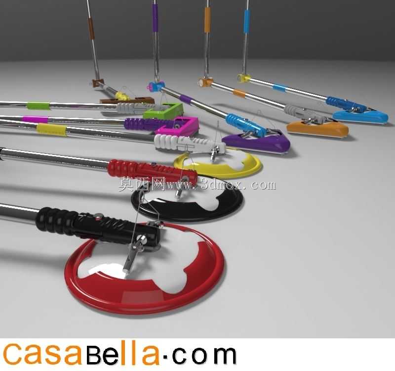 Casabella-三种类型的柔性浴室拖把