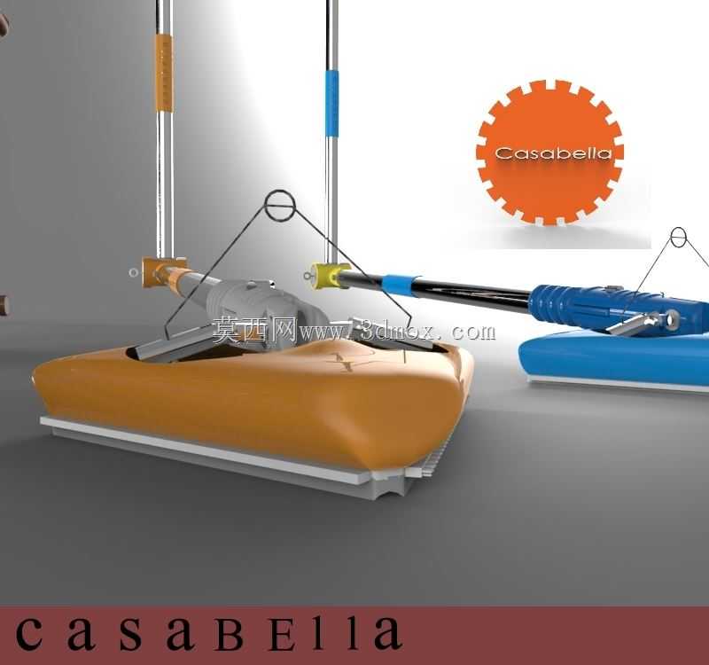 Casabella-三种类型的柔性浴室拖把