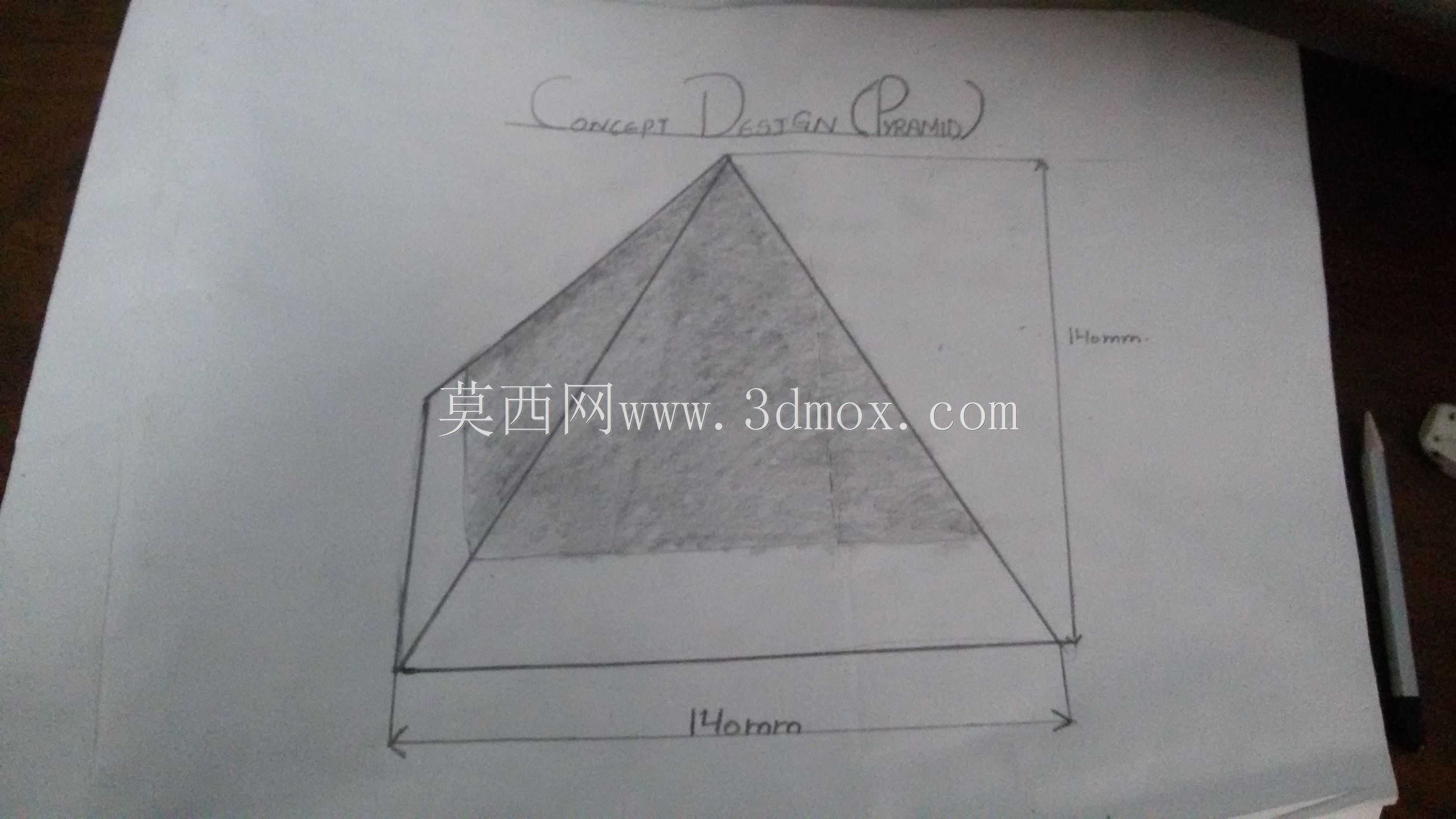 金字塔形餐巾夹