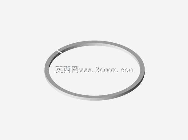 带草图和尺寸的径向发动机
