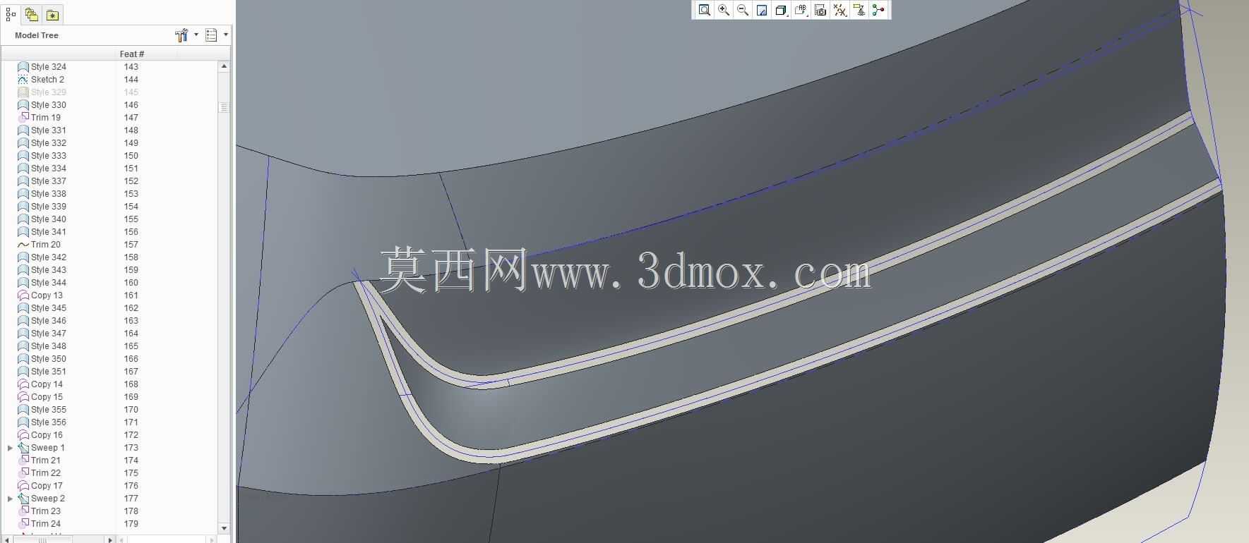 ѩ����Camaro 2010�����PTC Creo��