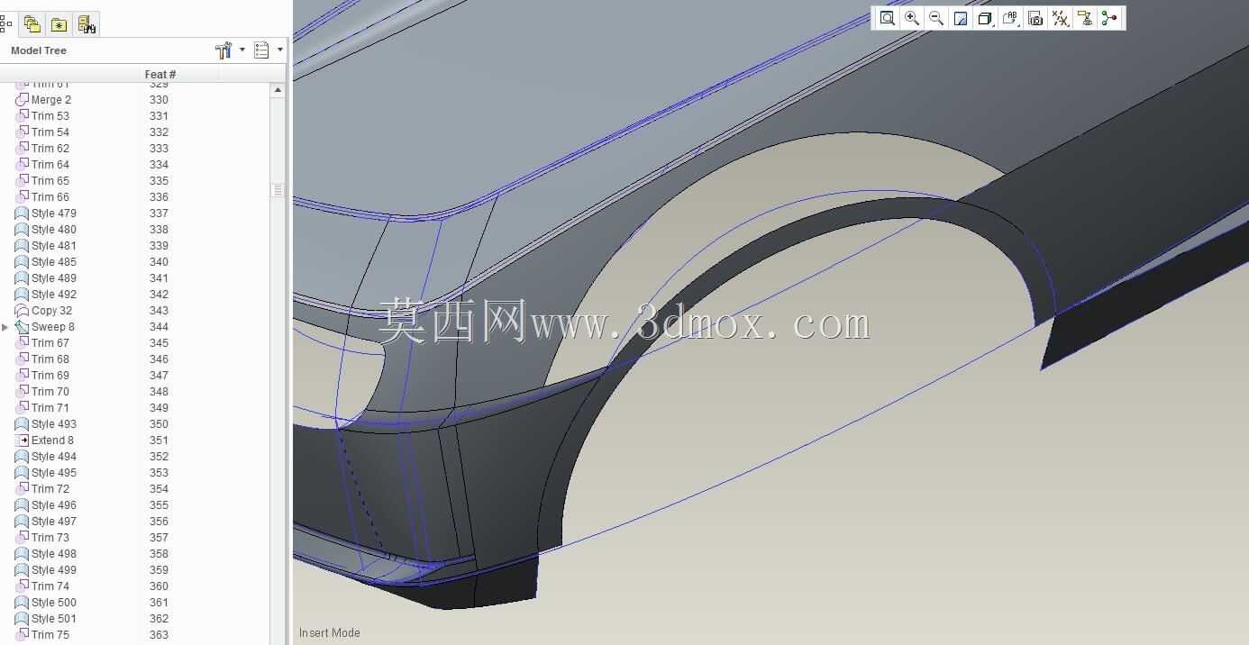 ѩ����Camaro 2010�����PTC Creo��