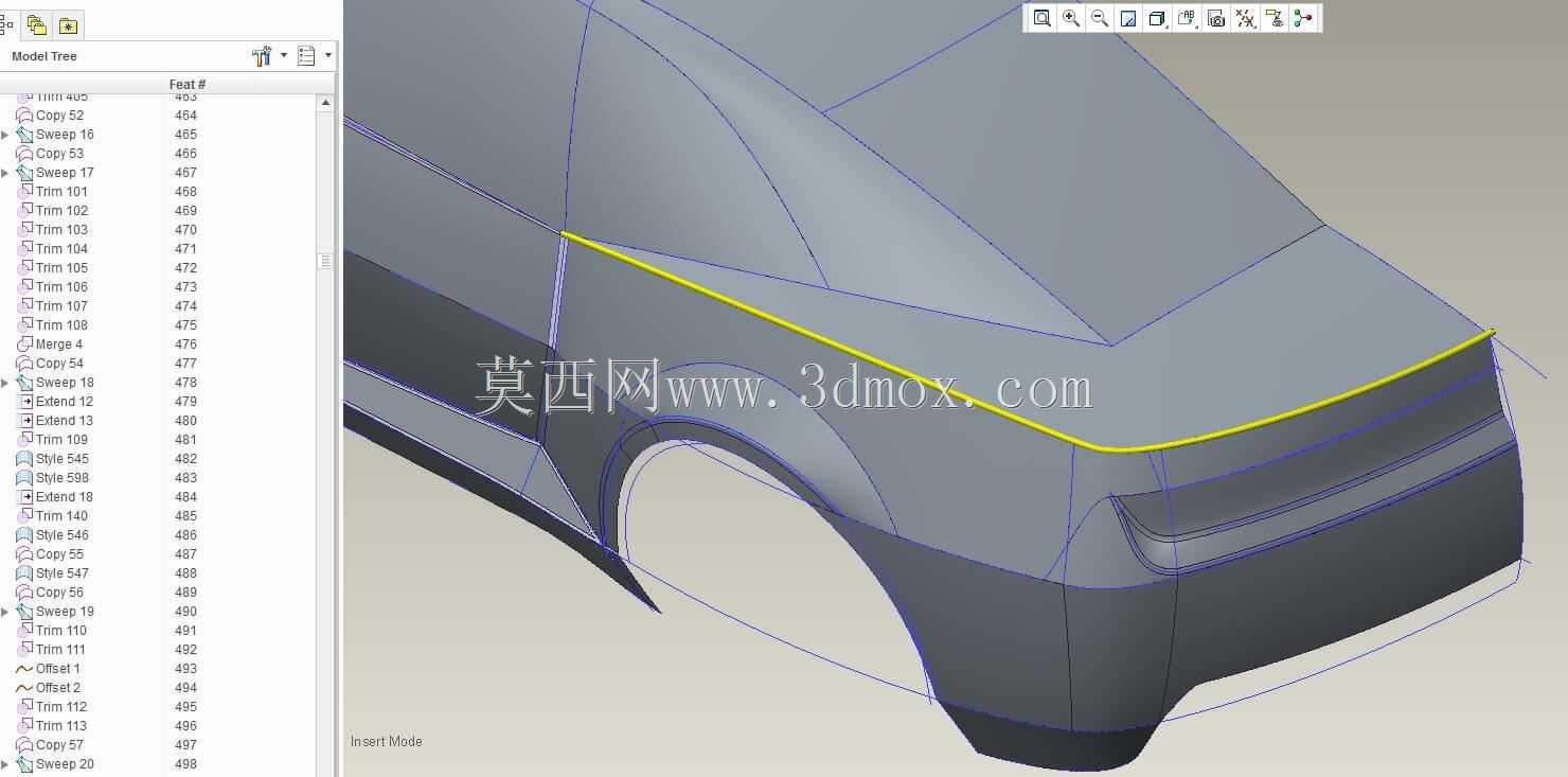 ѩ����Camaro 2010�����PTC Creo��