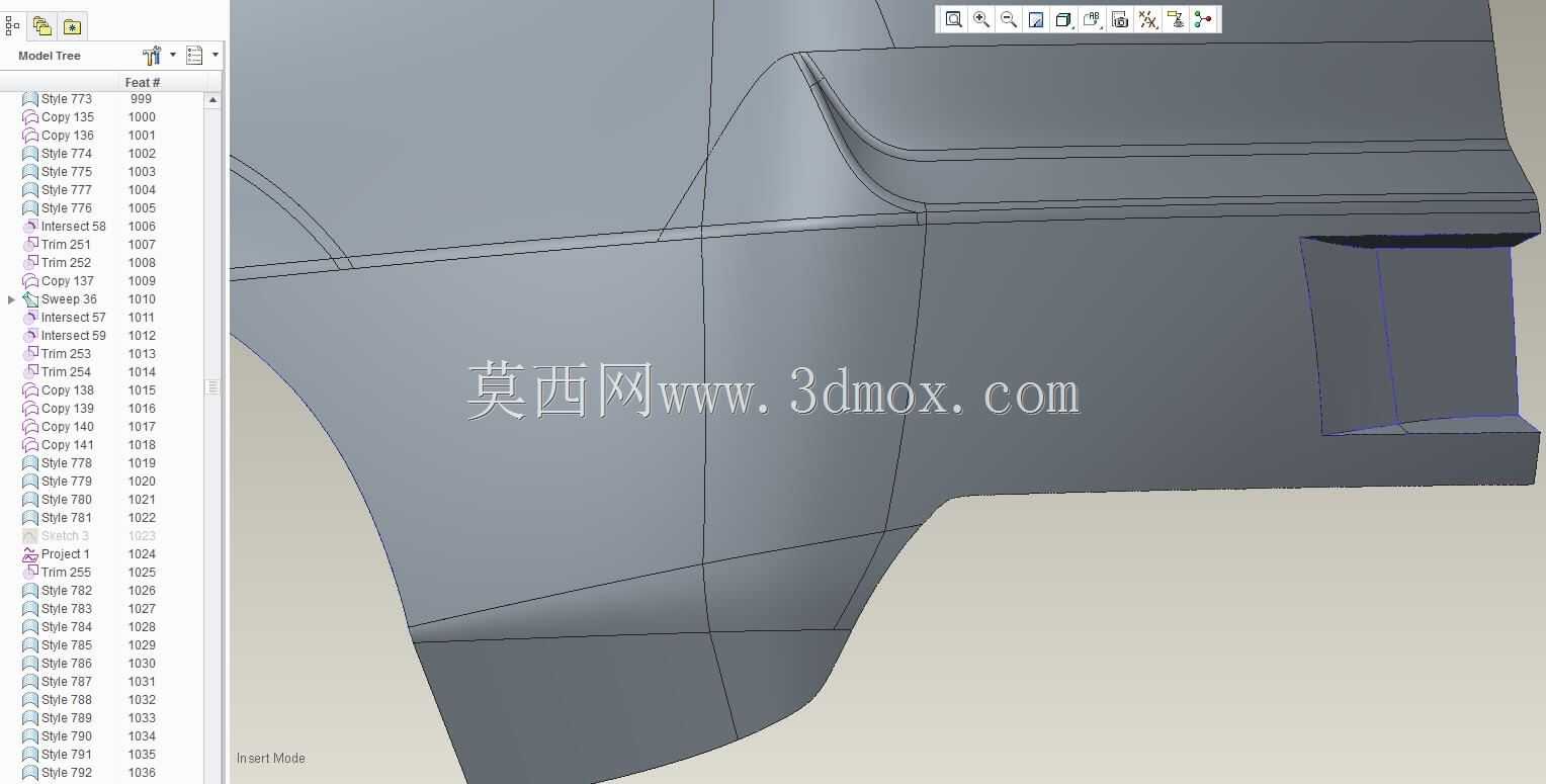 ѩ����Camaro 2010�����PTC Creo��